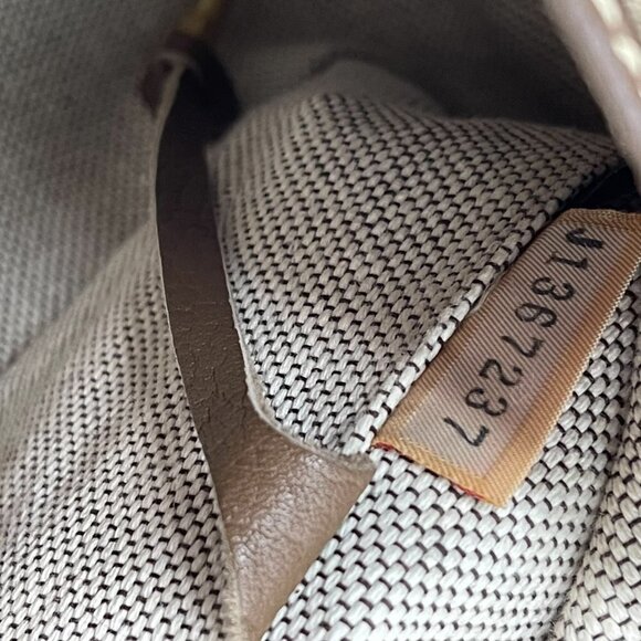 Dooney & Bourke Purse Monogram Canvas Vintage Shoulder Bag Satchel Brown Y2K - Picture 14 of 14